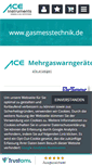 Mobile Screenshot of gasmesstechnik.de